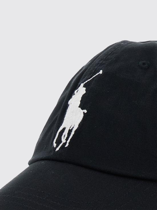 26SS 폴로 랄프로렌 로고 자수 코튼 볼캡 710673584 015 Black - POLO RALPH LAUREN