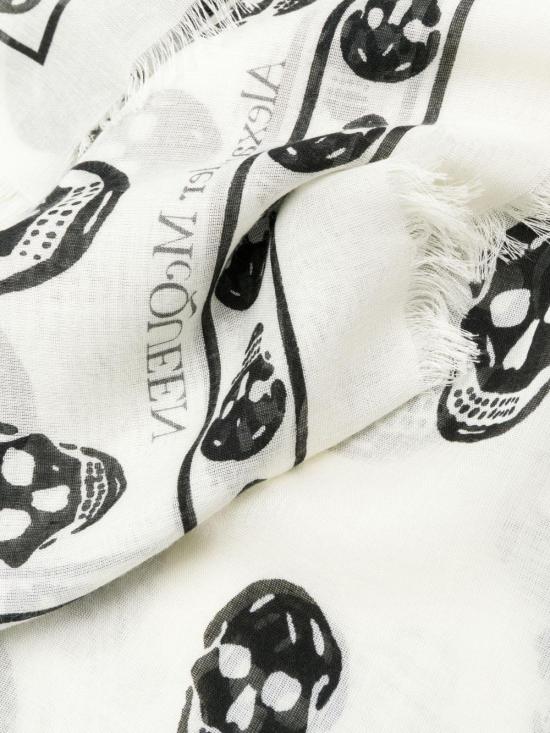  알렉산더 맥퀸 머플러/스카프 5577173943Q9260 WHITE - ALEXANDER MCQUEEN