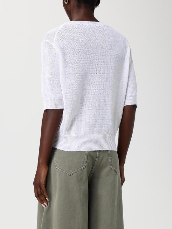 26SS 브루넬로 쿠치넬리 스웨터 MDT746400 C159 White - BRUNELLO CUCINELLI