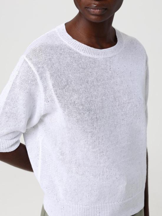 26SS 브루넬로 쿠치넬리 스웨터 MDT746400 C159 White - BRUNELLO CUCINELLI