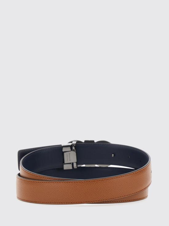 26SS 살바토레 페라가모 가죽 벨트 670644 791058 001 Brown - SALVATORE FERRAGAMO