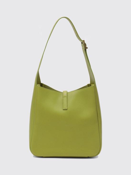 26SS 생로랑 LE 5 A 7 서플 그레인드 레더 스몰백 850533AAAUQ 3987 Lime - SAINT LAURENT