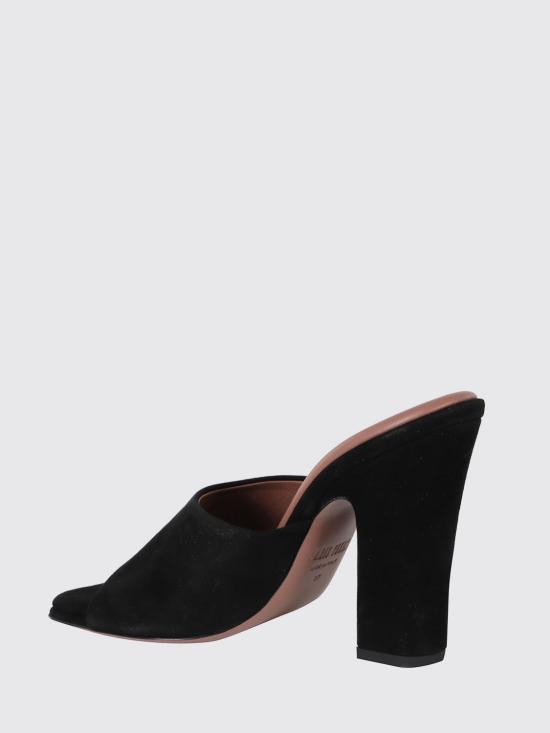 26SS 파리텍사스 뮬/슬리퍼 PX1625XSA04 SUEDE Black - PARIS TEXAS