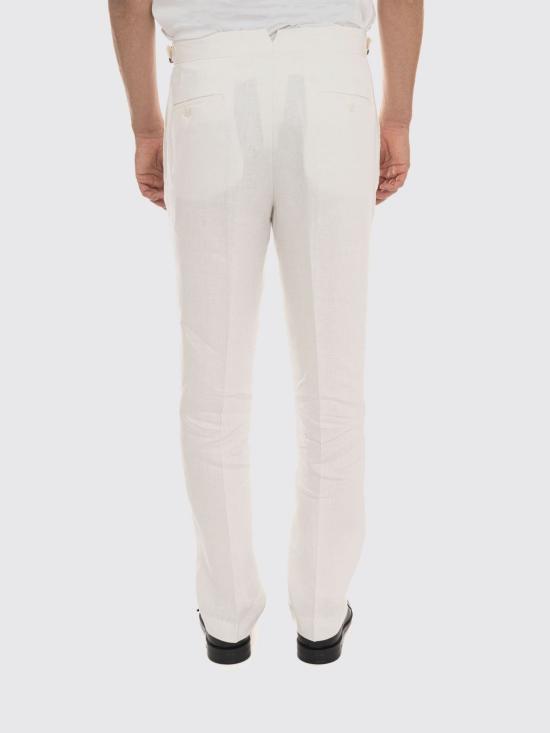 26SS 보스 스트레이트 팬츠 50563231 100 White - BOSS