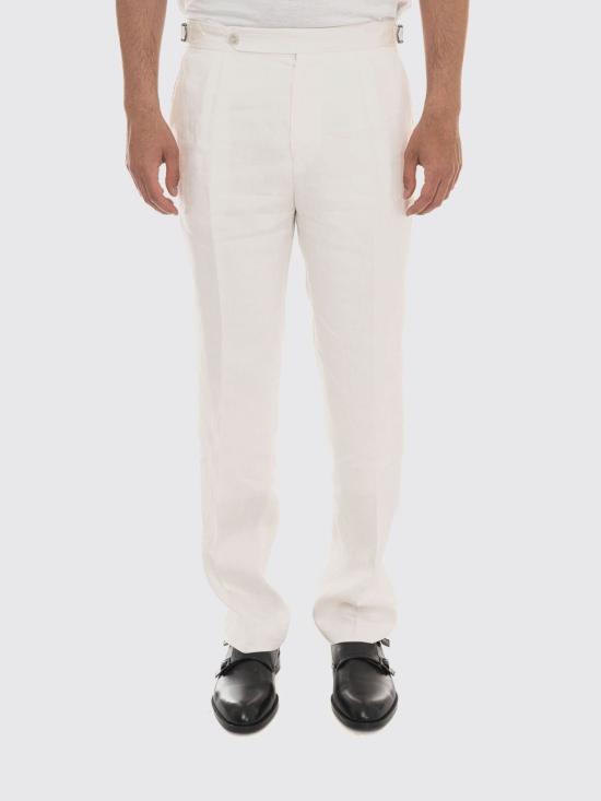 26SS 보스 스트레이트 팬츠 50563231 100 White