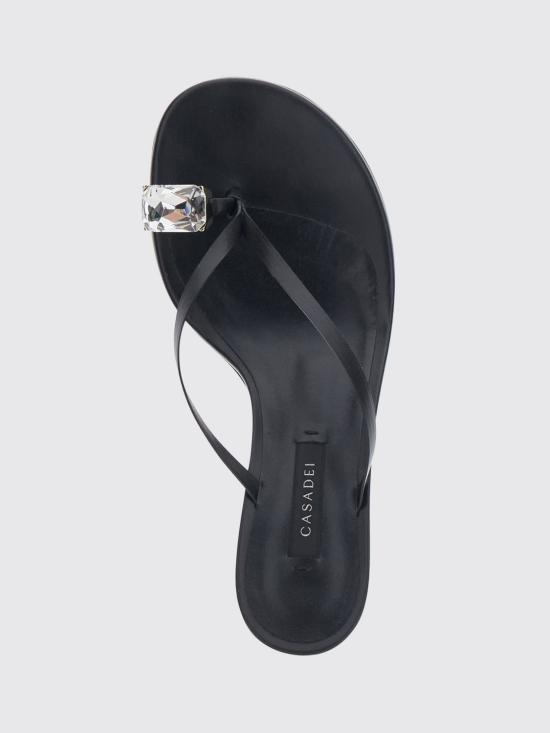 26SS 카사데이 뮬/슬리퍼 1N264B0501C3025 9000 Black - CASADEI