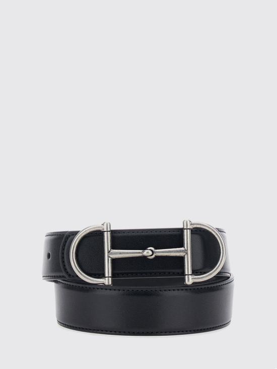 26SS 구찌 홀스빗 리버시블 레더 벨트 8472730YATC 1082 Black
