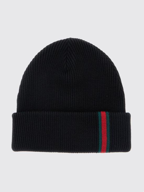 26SS 구찌 웹 디테일 울 비니 8341924G200 1000 Black