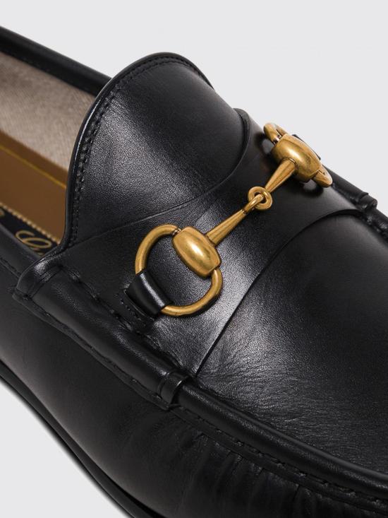 26SS 구찌 1953 홀스빗 레더 로퍼 307929BLM00 1000 Black - GUCCI