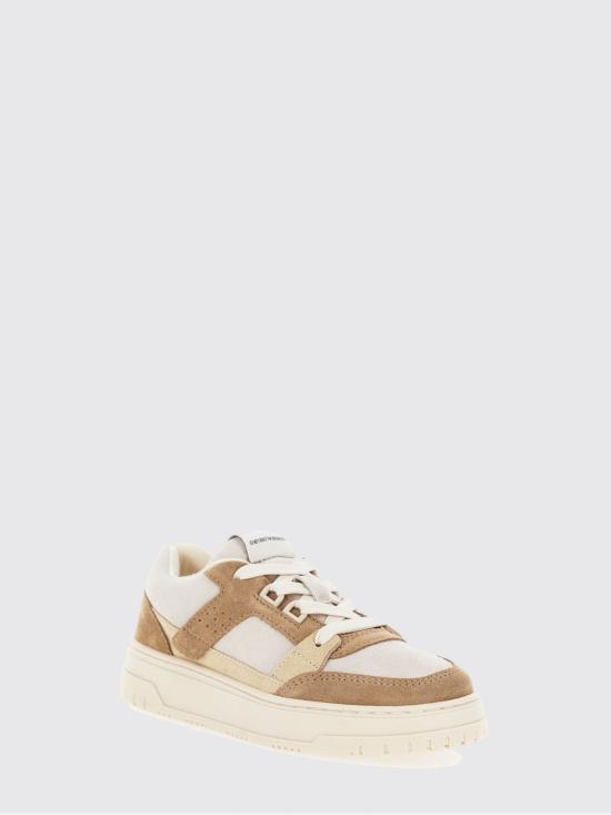 26SS [키즈] 엠포리오 아르마니 스니커즈 EB000805AF24673 M1290 Beige - EMPORIO ARMANI