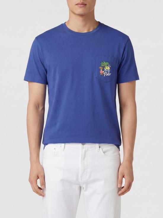 26SS 폴로 랄프로렌 반팔 티셔츠 710B14586 001 Blue