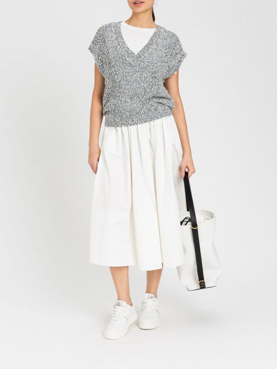 26SS 트윈셋 미디 스커트 261LL2HBB 00526 White - TWINSET