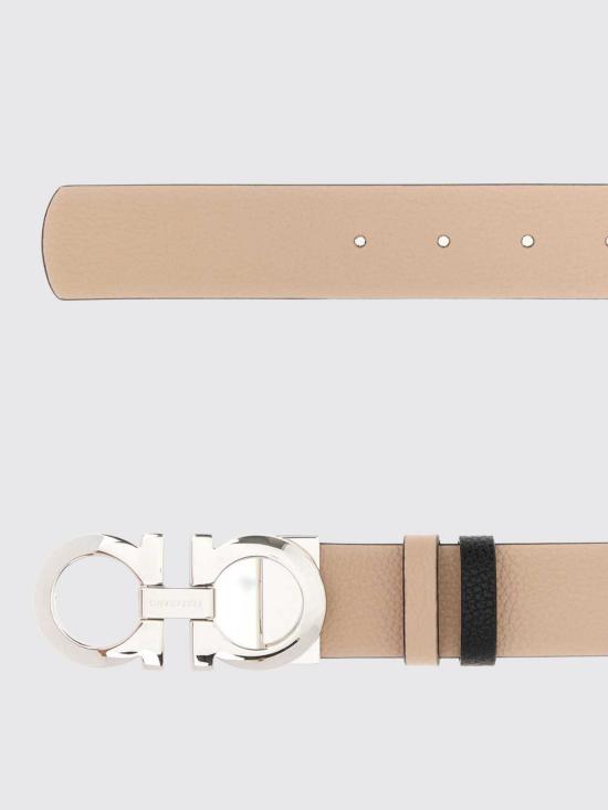 26SS 살바토레 페라가모 레귤러 벨트 23A564615282 NEWBISNER White - SALVATORE FERRAGAMO