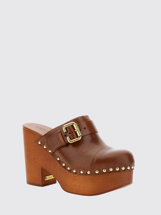 26SS 끌로에 뮬/슬리퍼 CHC24A02TLT 27T Brown - CHLOE