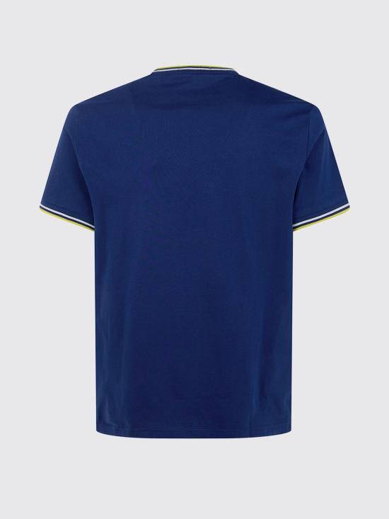 26SS 프레드페리 반팔 티셔츠 FPM1588V58 83B Blue 1 - FRED PERRY