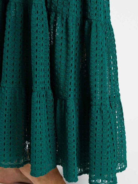 26SS 트윈셋 롱 스커트 261LM2BJJ 10316 Emerald - TWINSET