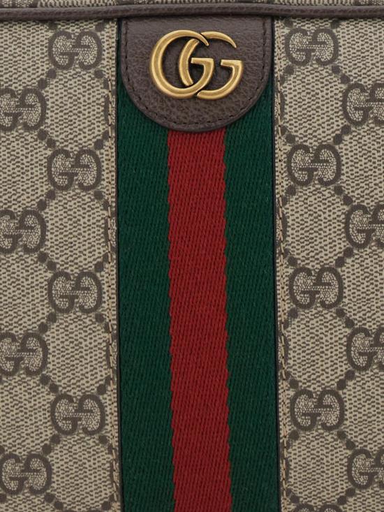 26SS 구찌 GG 슈프림 캔버스 코스메틱 케이스 76001996IWT 8745 Beige - GUCCI