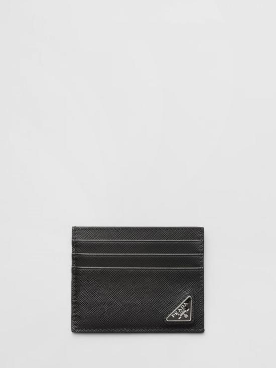 26FW 프라다 사피아노 레더 카드 홀더 2MC223QHH F0002 Black