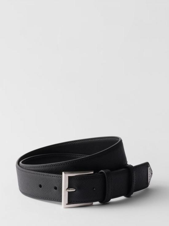 26FW 프라다 가죽 벨트 2CC672053 F0002 Black
