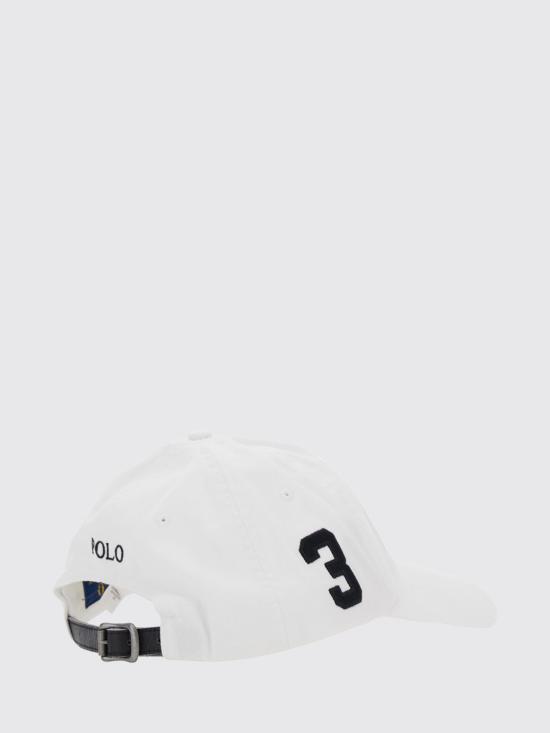 26SS 폴로 랄프로렌 로고 자수 코튼 볼캡 710673584 003 White - POLO RALPH LAUREN