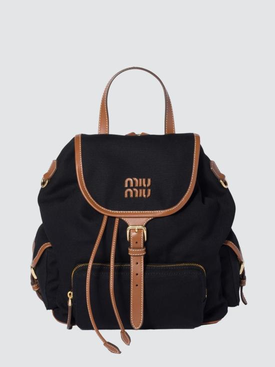 26FW 미우미우 백팩 5BZ0422IBQ F0RS5 Black
