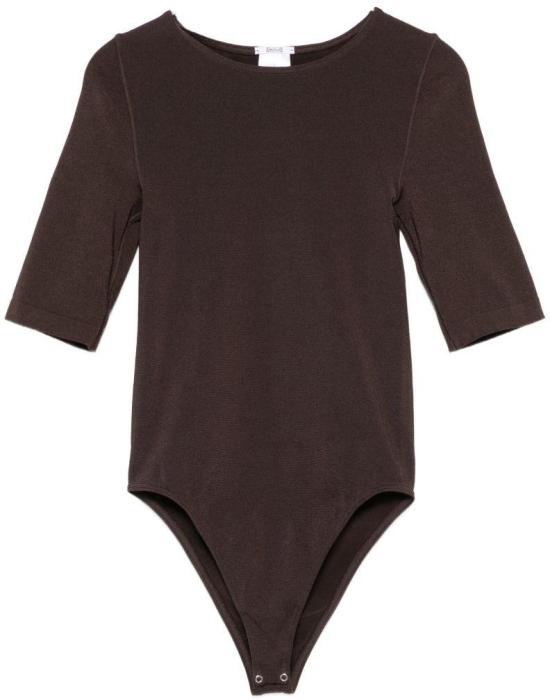 26SS 월포드 바디수트 티셔츠 750894825 BROWN