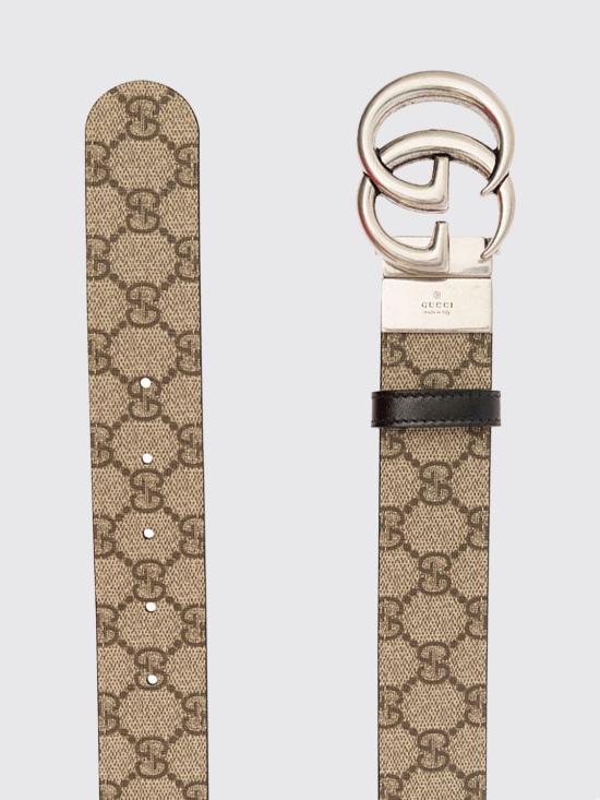 26SS 구찌 GG 마몽 리버시블 벨트 62705592TIN 9769 Beige - GUCCI