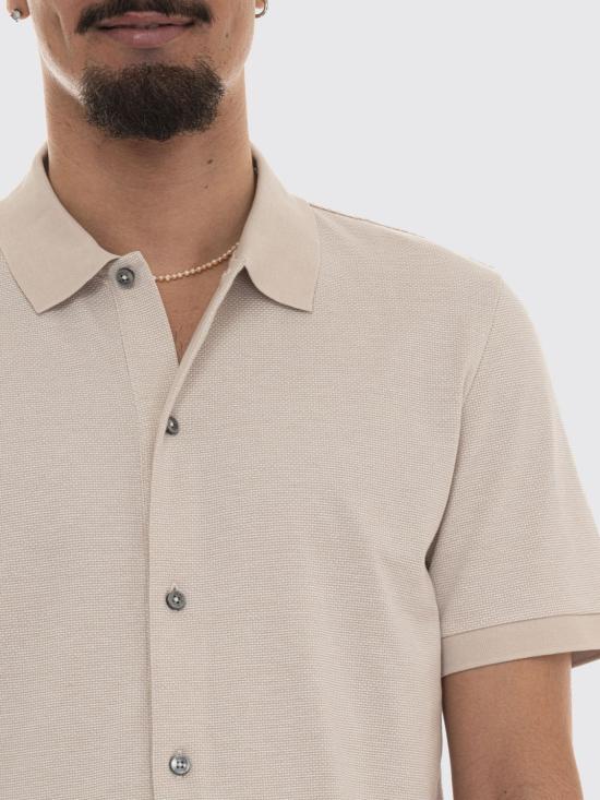 26SS 보스 반팔 셔츠 50560014 286 Beige - BOSS