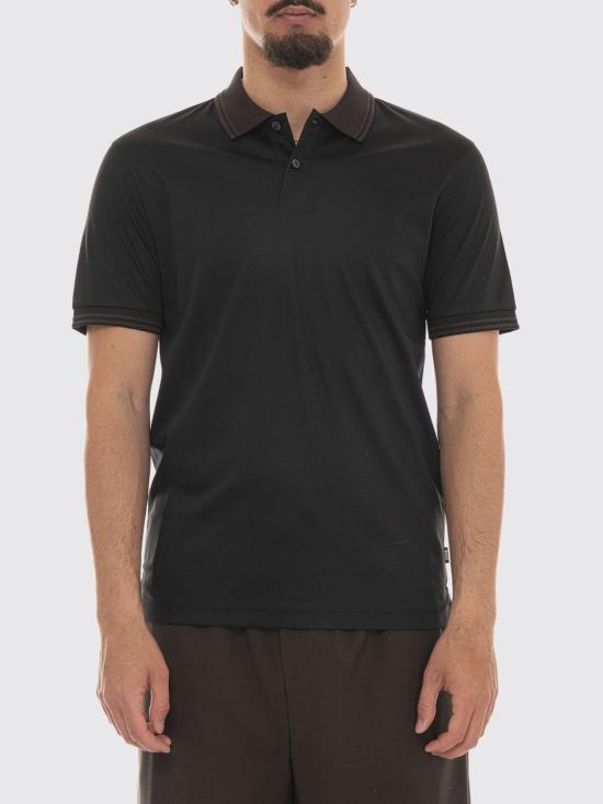 26SS 보스 폴로 티셔츠 50559654 001 Black