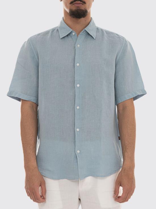 26SS 보스 반팔 셔츠 50537382 458 Sky Blue