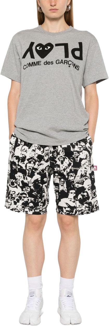 26SS 꼼데가르송 반팔 티셔츠 AXT0821 GREY - COMME DES GARCONS