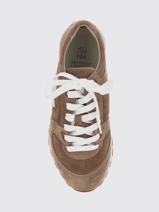 26SS 브루넬로 쿠치넬리 스니커즈 MZSFG3231 C8849 Cocoa - BRUNELLO CUCINELLI