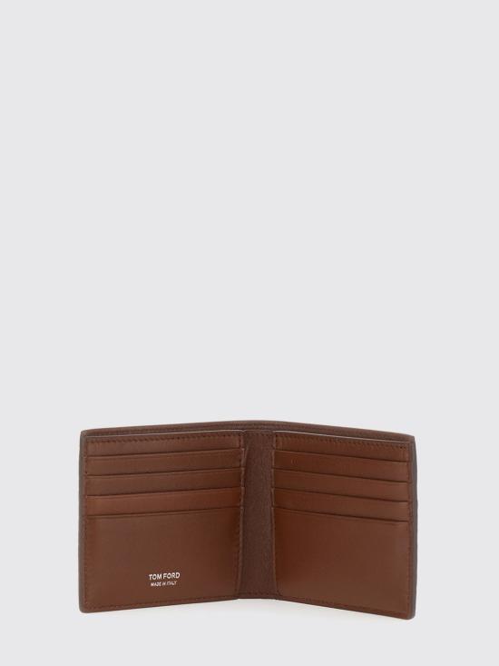 26SS 톰포드 크로커다일 프린트 레더 반지갑 Y0410LCL439S EBN Brown - TOMFORD