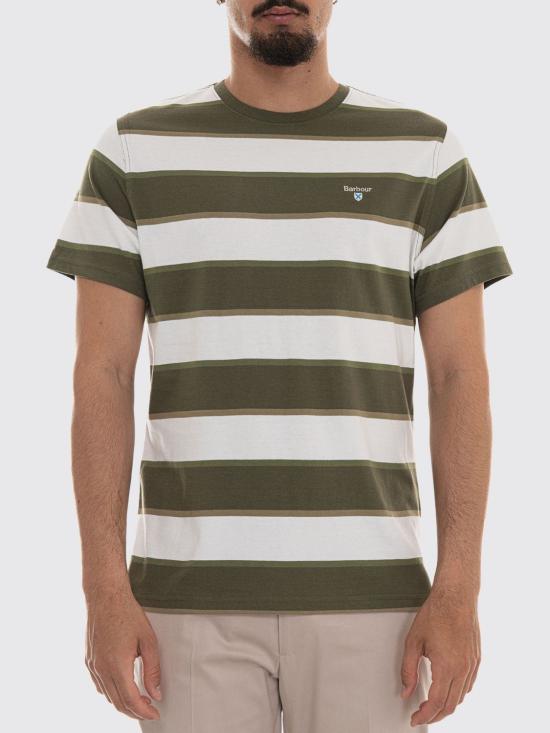 26SS 바버 반팔 티셔츠 MTS1564 0L51 Green