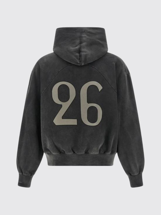 26SS 피어오브갓 후드 티셔츠 FG9M129936BHF 019 Black - FEAR OF GOD