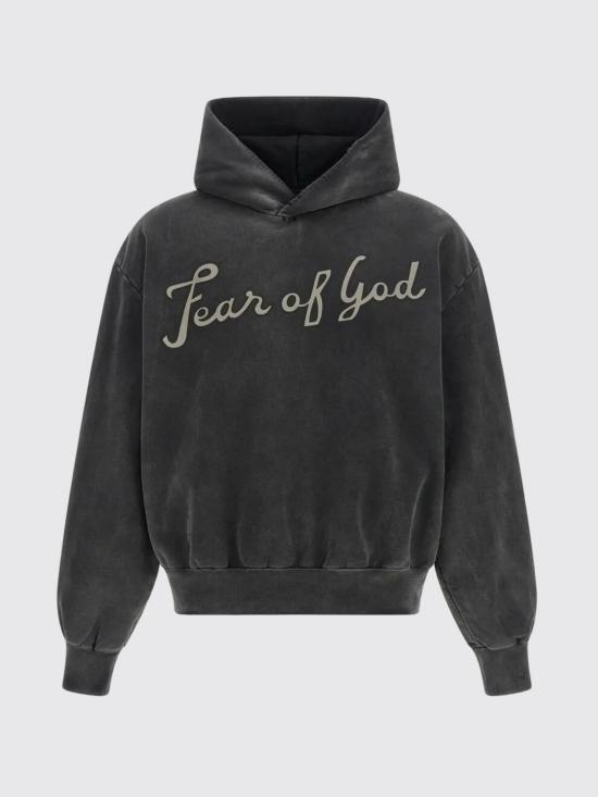 26SS 피어오브갓 후드 티셔츠 FG9M129936BHF 019 Black - FEAR OF GOD
