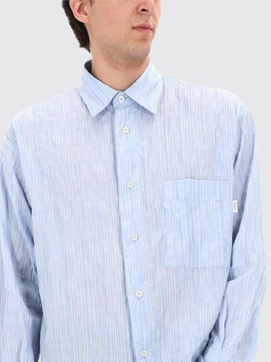 26SS 아미시 긴팔 셔츠 AMU108CQ74XXXX C0617 Gnawed Blue - AMISH