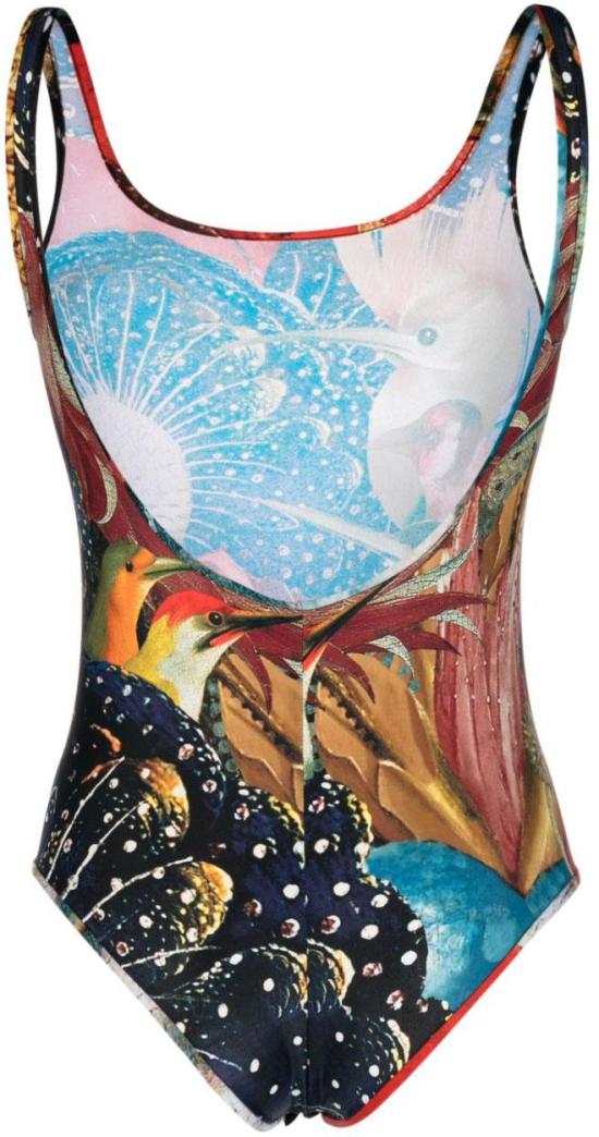  알렉산더 맥퀸 원피스 수영복 745309QZAJB9101 DIVERS - ALEXANDER MCQUEEN