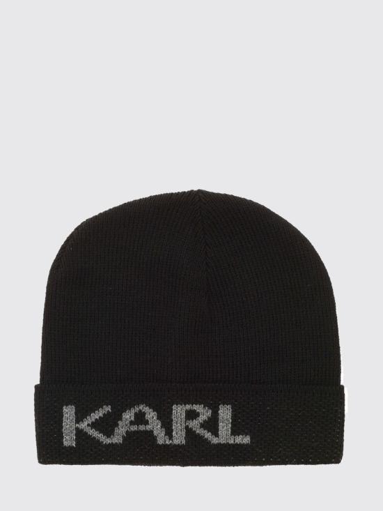 26SS 칼라거펠트 비니 805601502322 990 Black