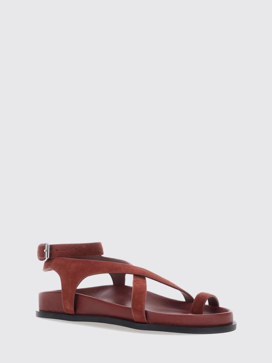 26SS 에이 에머리 샌들 242233 BRICKSUEDE Burgundy - A.EMERY