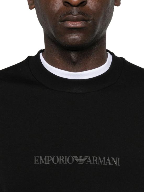 26SS 엠포리오 아르마니 스웨터 EM004541AF10013MC540 BLACK - EMPORIO ARMANI