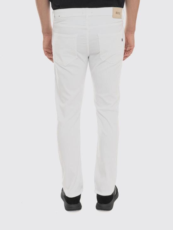 26SS 보스 데님 팬츠 50550942 100 White - BOSS