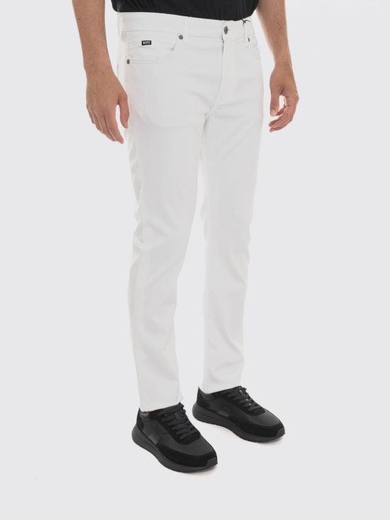 26SS 보스 데님 팬츠 50550942 100 White - BOSS