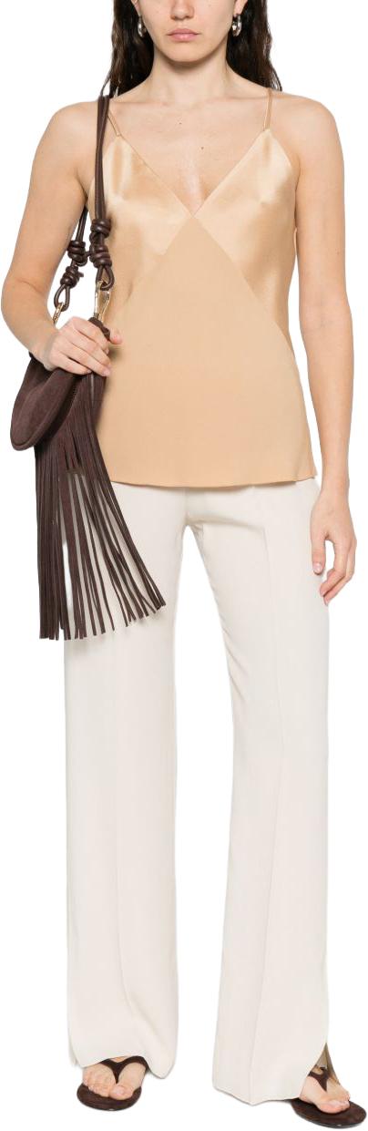 26SS 포르테포르테 민소매 티셔츠 14553MYTOPPAGLIERINO BEIGE