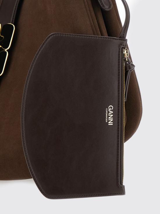 26SS 가니 라지 캣 백 B2070021 979 Brown - GANNI