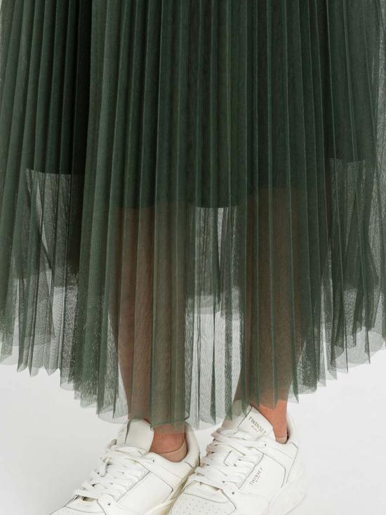 26SS 트윈셋 롱 스커트 261LL2SAA 12843 Green - TWINSET