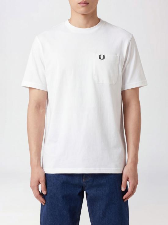 26SS 프레드페리 반팔 티셔츠 FPM240858 129 White
