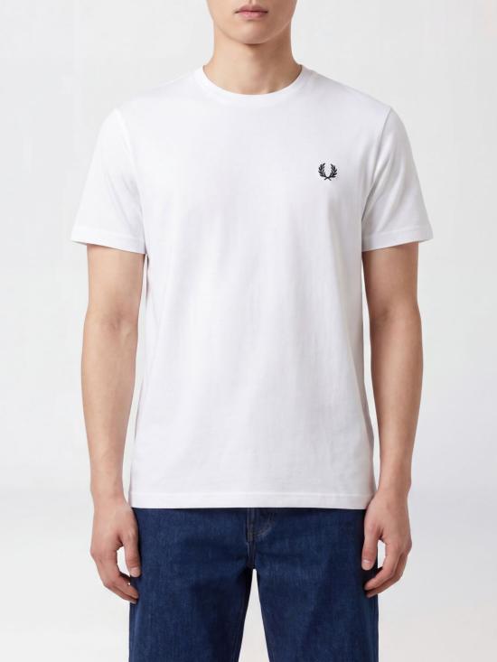 26SS 프레드페리 반팔 티셔츠 FPM351958 100 White