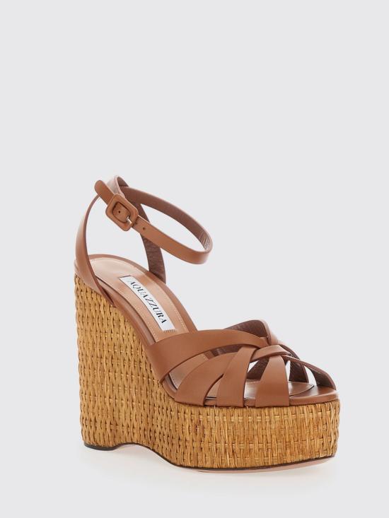 26SS 아쿠아주라 샌들 CPAHIGW0CWK TOB Brown - AQUAZZURA