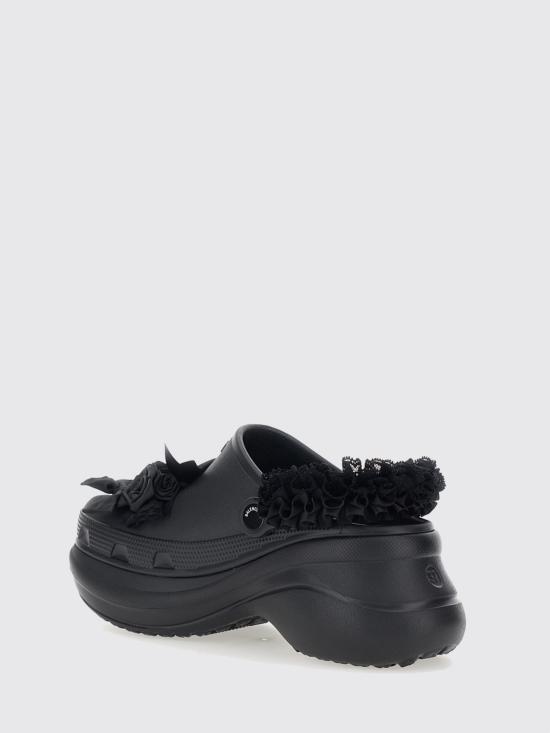 26SS 발렌시아가 x 크록스 지비츠 뮬 720762W0FPA 1000 Black - BALENCIAGA